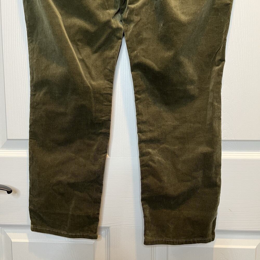 Kut from the Kloth 12P Rachael Fab Ab Mom Jean Corduroy Pants Moss High Rise - Picture 9 of 16